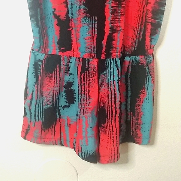 Fabletics Liza romper Heatwave print lightweight fabric, pockets, back zipper S - Picture 5 of 15